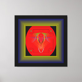 「彼女は」バランス、美しい、力の使者 キャンバスプリント