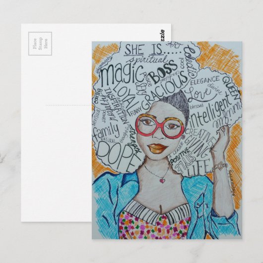 彼女は… ポストカード (正面/裏面)