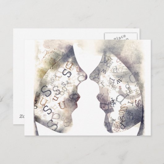 彼女は ポストカード (正面/裏面)