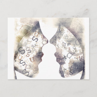 彼女は ポストカード