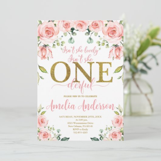 彼女は、リトルOnederfulの恋しく思誕生日美しくない 招待状 (スタンド正面)