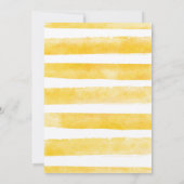 彼女は、彼女の主要な搾り取りレモンブライダルシャワーを見つけた 招待状 (裏面)