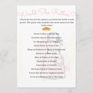 彼女は？ 招待状