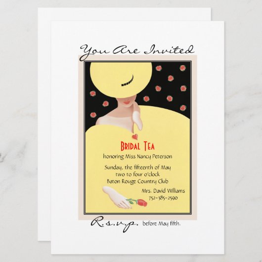 彼女は© 招待状 (正面/裏面)