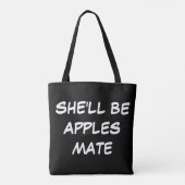 彼女はApple Mateになる トートバッグ (裏面)