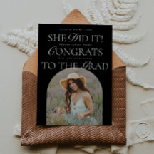 彼女はB&Wアーチハイブリッドフォント卒業モダン