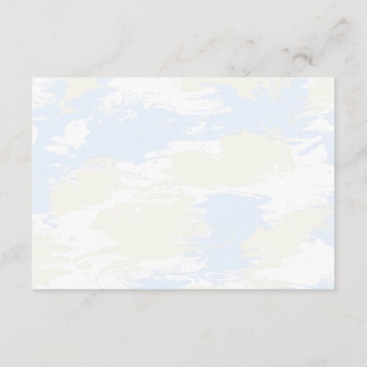 彼女はCloud 9レシピでBrideブライダルシャワー エンクロージャーカード (裏面)