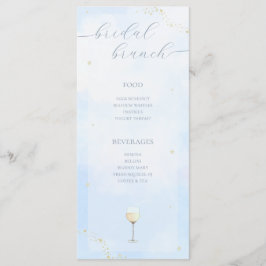 彼女はCloud Nineのブライダルシャワー メニュー