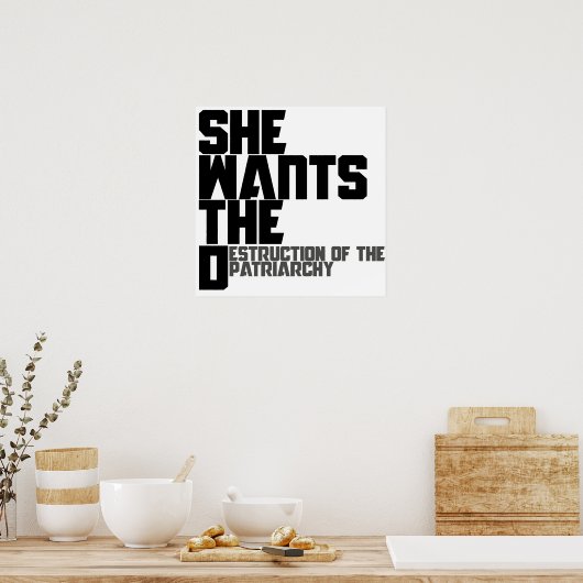 彼女はDが欲しい ポスター (キッチン)