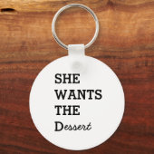 彼女はDキーチェーンが欲しい キーホルダー (正面)