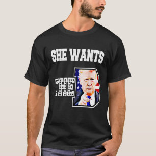彼女はDドナルドトランプ2024 Tシャツを欲している Tシャツ