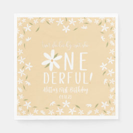 彼女はonederfulデイジーボホカスタムナプキンスではない スタンダードランチョンナプキン