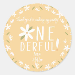 彼女はOnederful 1st B-Dayありがとうシール ラウンドシール