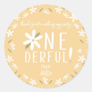 彼女はOnederful 1st B-Dayありがとうシール ラウンドシール