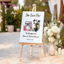 彼女はOui ParisブライダルシャワーParisian Brunchと述べた