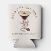 彼女はTiniビット年上エスプレッソMartini誕生日 缶クーラー (裏面)