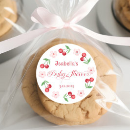 彼女はTop Babyシャワーのさくらんぼである ラウンドシール