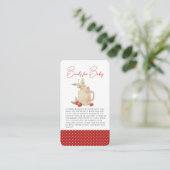 彼女はTop Baby Shower Enclosureカードのさくらんぼ エンクロージャーカード (スタンド正面)
