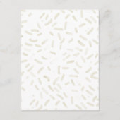 彼女はVanillaのスクープされたブライダルアドバイスカード エンクロージャーカード (裏面)