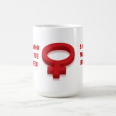 彼女はWHO従われなければなりません! コーヒーマグカップ (中央)