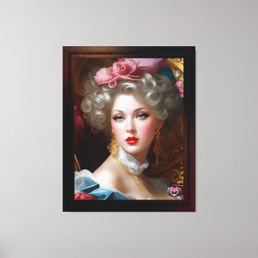 彼女はXzendor7によって愛を探している キャンバスプリント (正面)