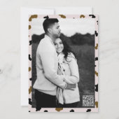 彼女はYehaw Pink Country Cowブライダルシャワーと言った 招待状 (裏面)