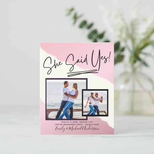 彼女はYesと言った！手書き写真婚約パーティ (スタンド正面)