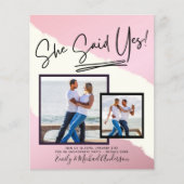 彼女はYesと言った!手書き写真婚約パーティ (正面)