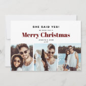 彼女はyesの婚約発表を述べた セーブザデート (正面)