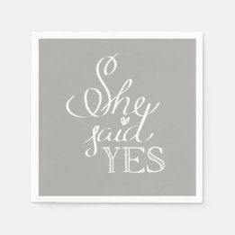 彼女はYESカクテルナプキンスと言った スタンダードカクテルナプキン