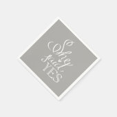 彼女はYESカクテルナプキンスと言った スタンダードカクテルナプキン (角)