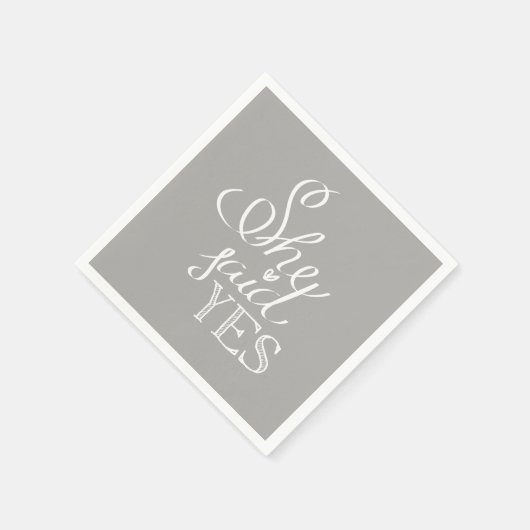 彼女はYESカクテルナプキンスと言った スタンダードカクテルナプキン (角)