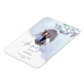 彼女はYesフローラオーバル日付を保存する マグネット (左側)