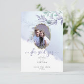 彼女はYesフローラオーバル日付を保存する 招待状 (スタンド正面)