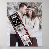 彼女はYes写真婚約発表を述べた ポスター (正面)