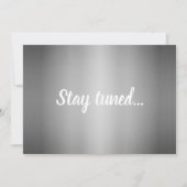 彼女はYes写真婚約発表を述べた 案内状 (裏面)