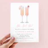 彼女はYes婚約パーティカクテルアワーと言った 招待状