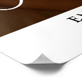 彼女はYes婚約パーティ写真ウェルカムサインを言った ポスター (角)