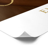 彼女はYes婚約パーティ写真ウェルカムサインを言った ポスター (角)