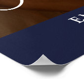 彼女はYes婚約パーティ写真ウェルカムサインを言った ポスター (角)