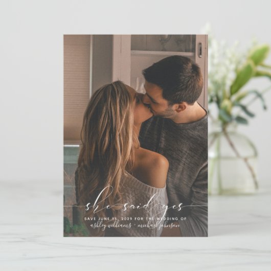 彼女はYES書道の写真は日付を保存すると言った セーブザデート (スタンド正面)