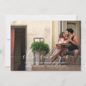 彼女はYes書道婚約パーティ招待状 招待状 (正面)