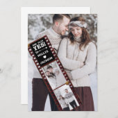 彼女はYes3写真婚約発表を述べた 招待状 (正面/裏面)