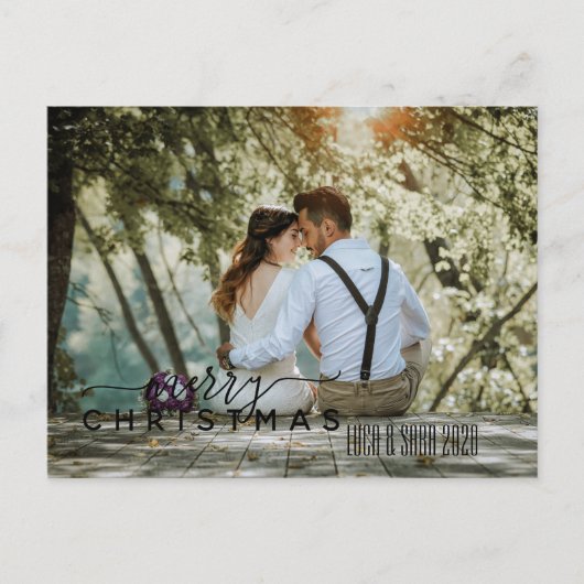 彼女はyes、クリスマスと言った シーズンポストカード (正面)