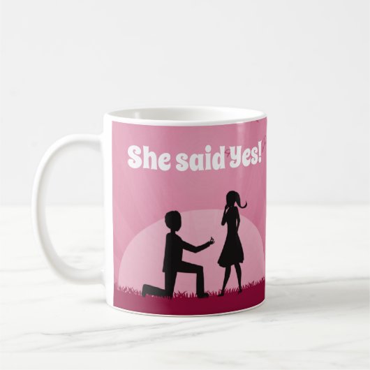 彼女はYes! コーヒーマグカップ (左)