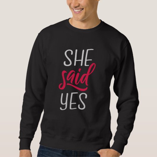 彼女はyes スウェットシャツ (正面)