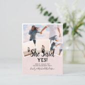 彼女はYes!フォト婚約発表招待状 (スタンド正面)