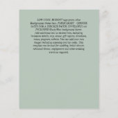 彼女はYes!フォト婚約発表招待状 (裏面)