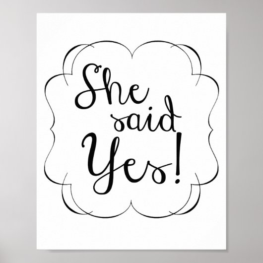 彼女はYES! ポスター (正面)