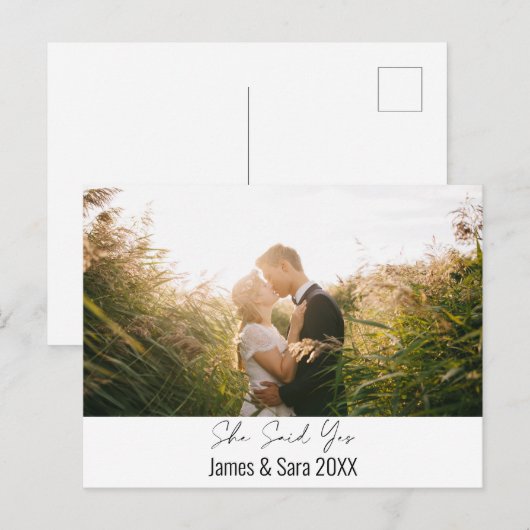 彼女はYes ポストカード (正面/裏面)